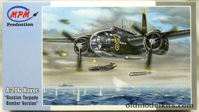 MPM 1/72 A-20G Havoc Russian Torpedo Bomber Version, 72556 plastic model kit